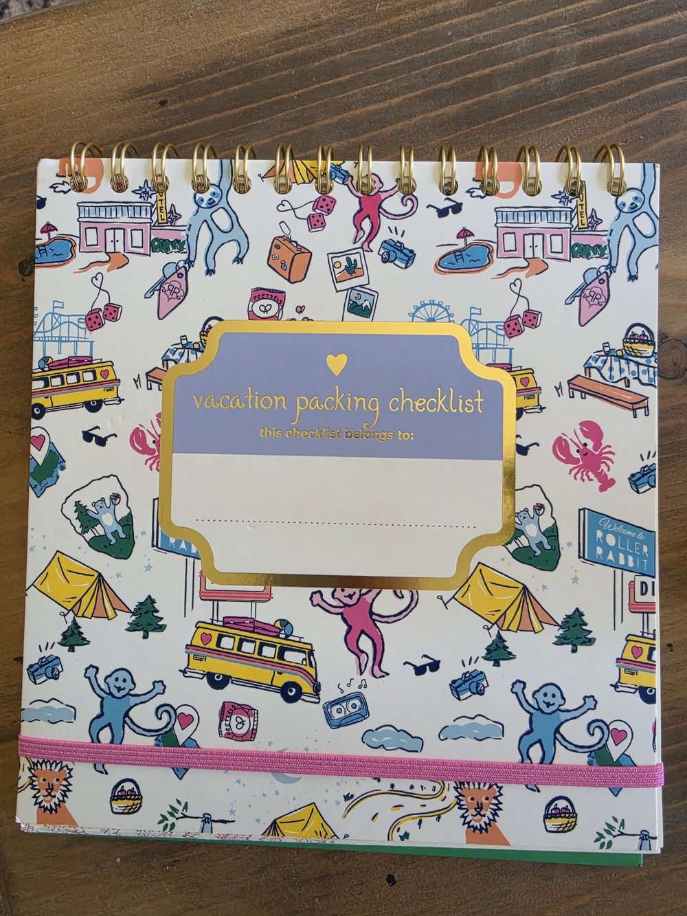 Roller Rabbit X TARGET Vacation Packing Checklist